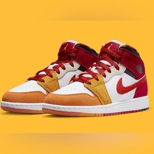 Air Jordan 1 Mid "Picnic" 5.5Y / 7W NEW!